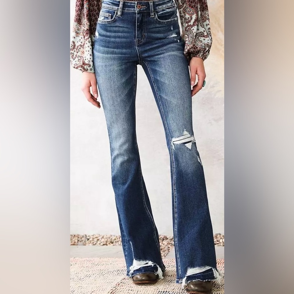 Bridge by Gly Elliot High Rise Flare Jeans
